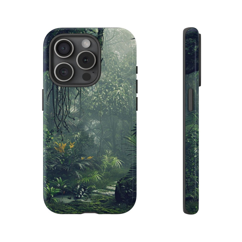 Dichtbegroeid Groen Junglepaden