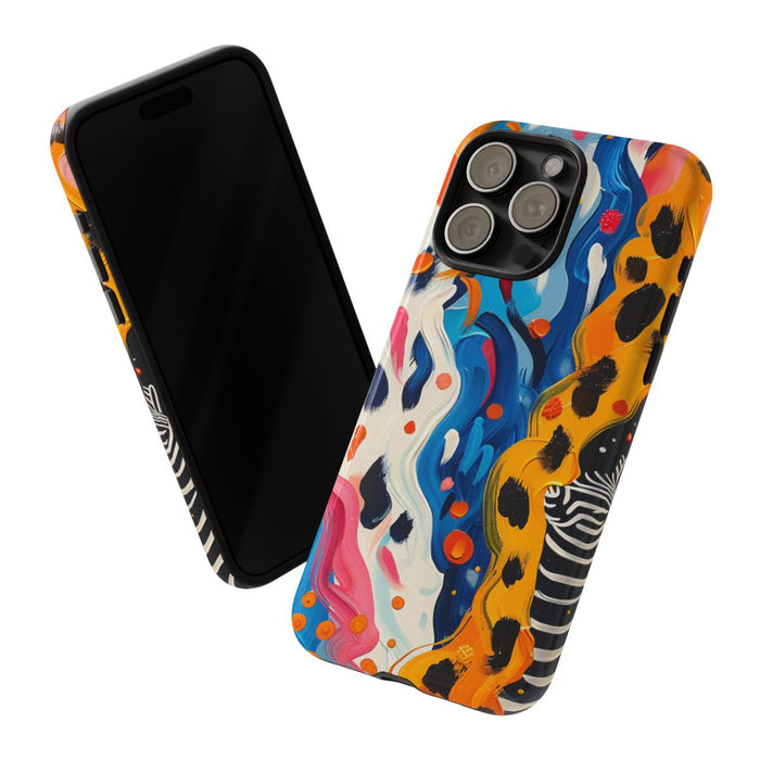 Abstract Kleurrijk Zebra Patroon