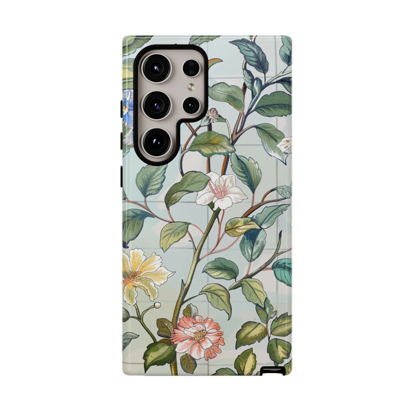 Vintage Bloemenpatroon met Vlinders