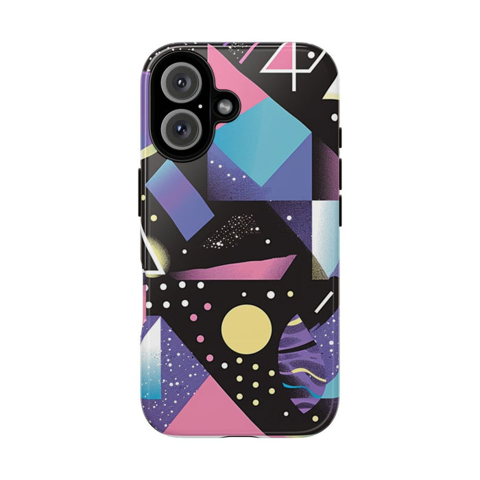 Geometrisch Vaporwave Abstract Patroon