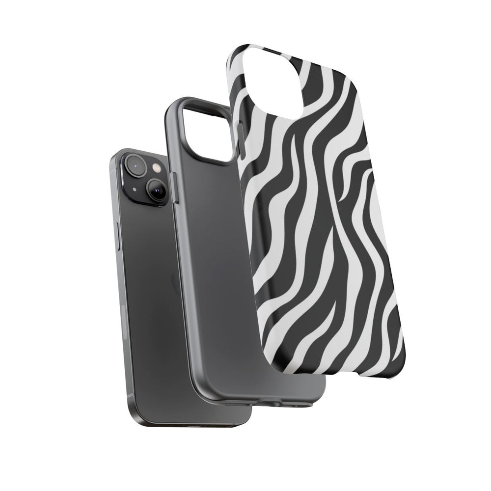 Zwart-Wit Zebra Strepenpatroon