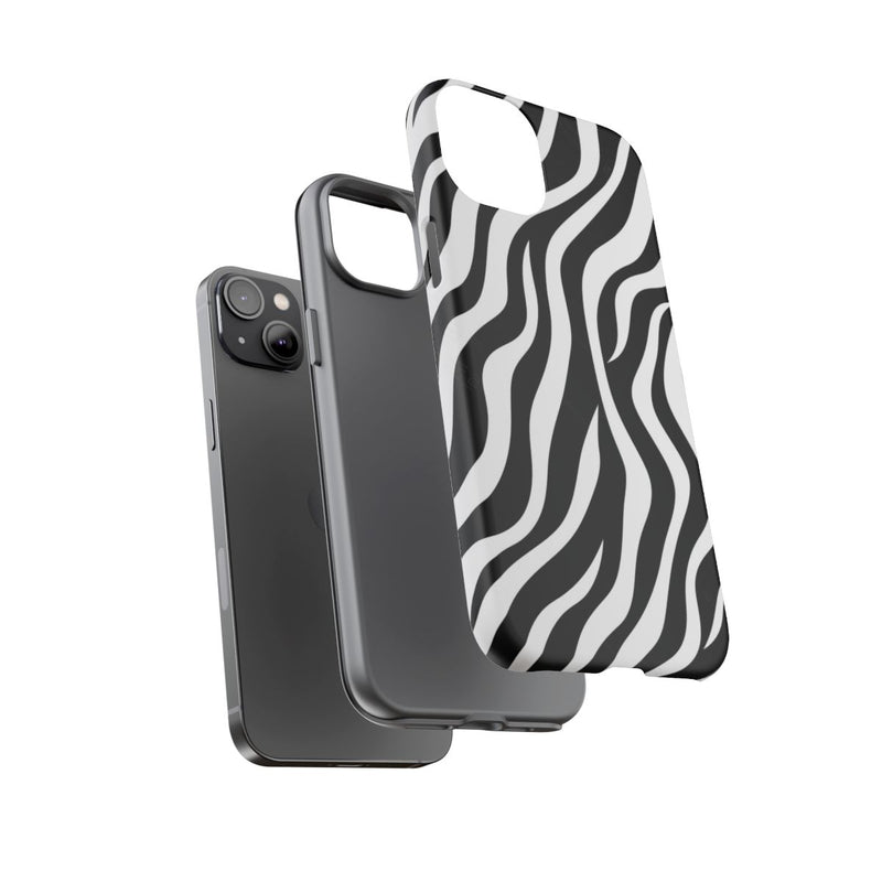 Zwart-Wit Zebra Strepenpatroon