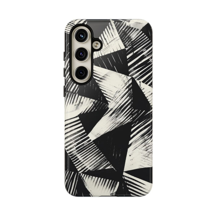 Zwart-Wit Geometrisch Patroon