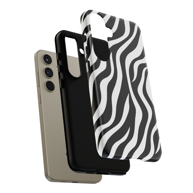 Zwart-Wit Zebra Strepenpatroon