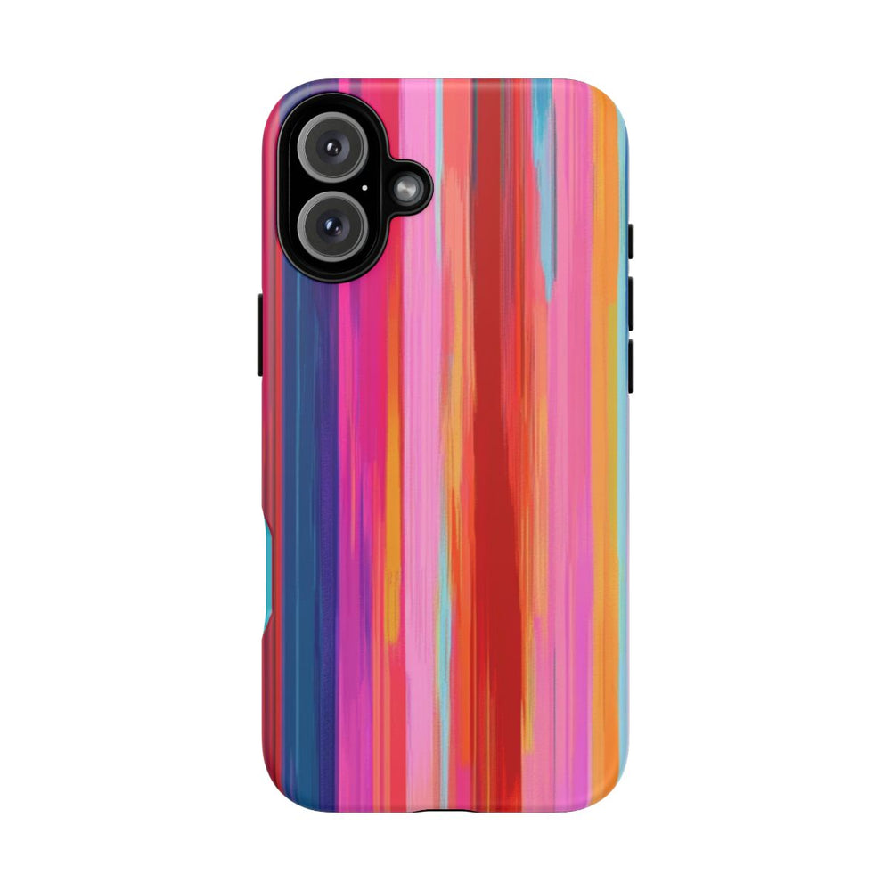 Levendige Verticale Strepen Abstracte Kunst