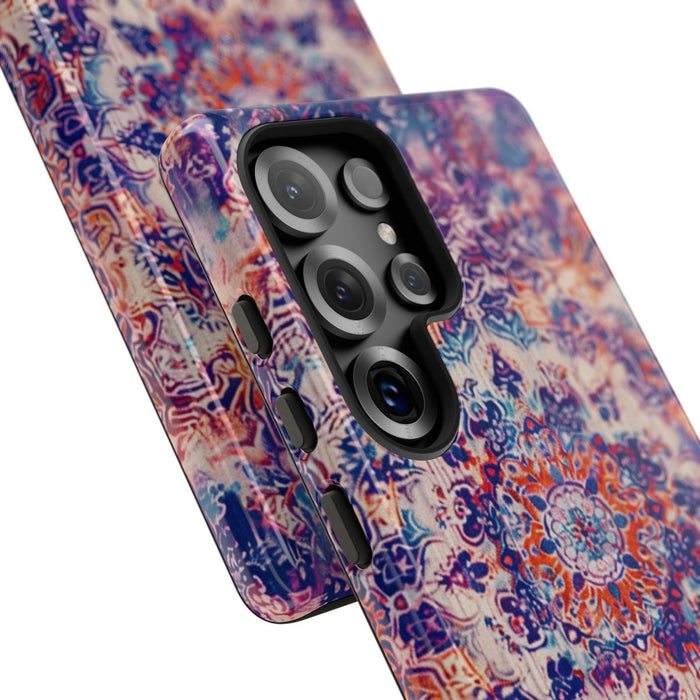 Gedetailleerd Psychedelisch Oosters Tapijtpatroon
