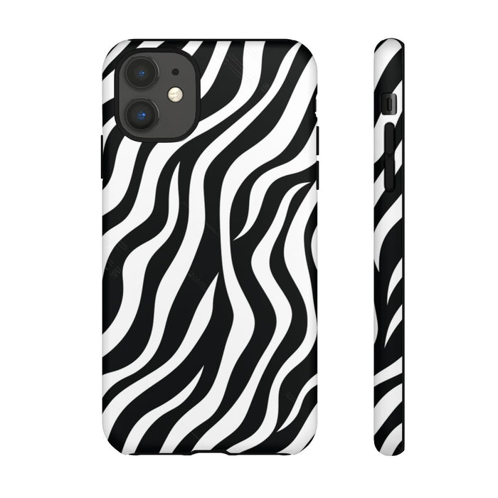 Zwart-Wit Zebra Strepenpatroon