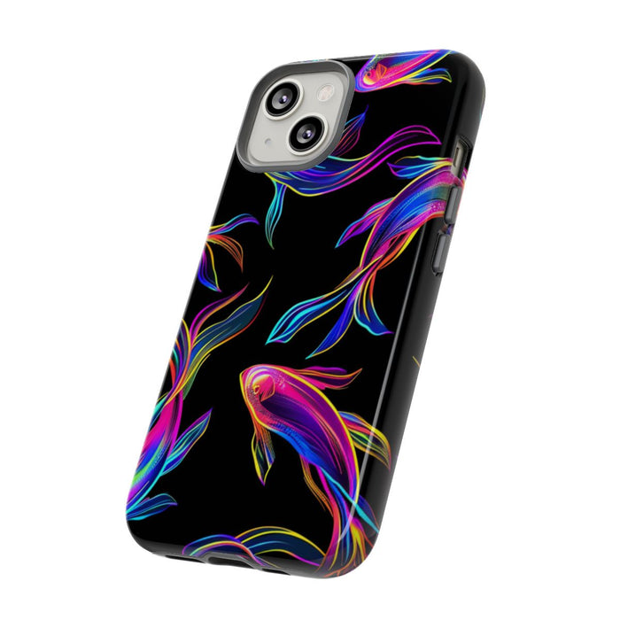 Neonkleurige Vissenpatroon