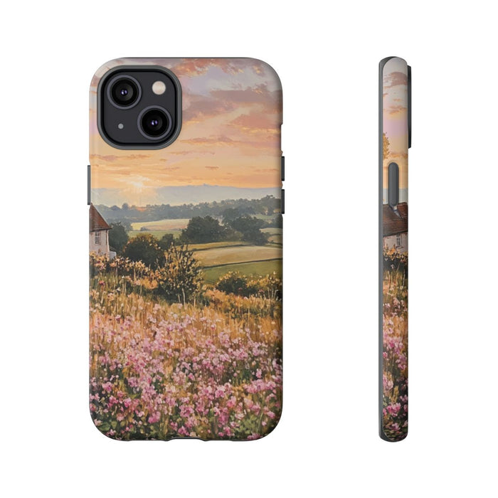 Landelijk Ochtendlandschap met Bloemen