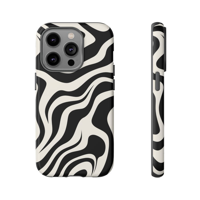 Zwart-Wit Abstract Zebra-Patroon