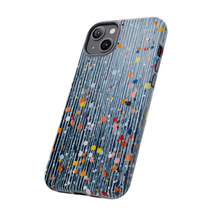 Kleurrijk Abstract Patroon met Dots en Lijnen