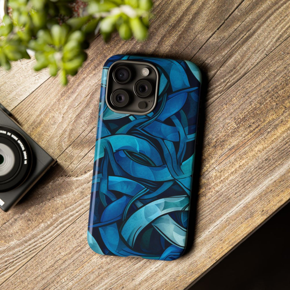 Blauw Keltisch Knoopmotief