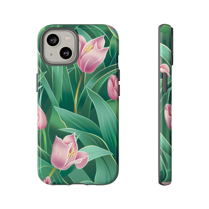 Roze Tulp Bloemenpatroon