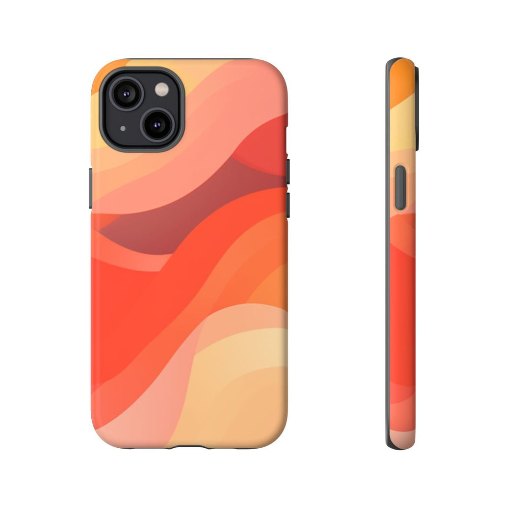 Warme Abstracte Golfpatronen
