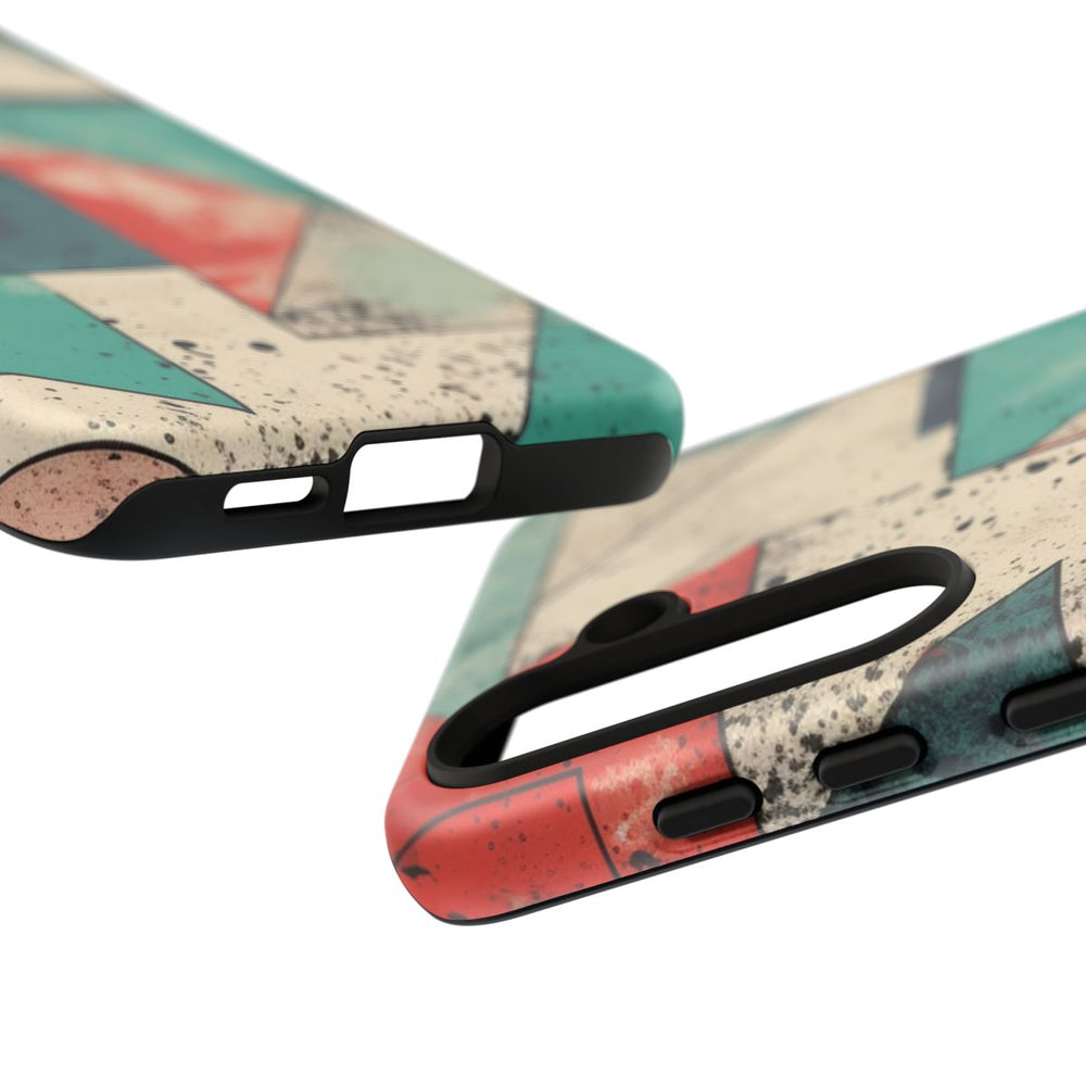 Abstract Geometrisch Patroon in Gedempte Kleuren