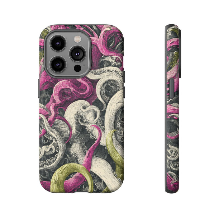 Gedetailleerd Tentakelpatroon met Wervelende Swirls