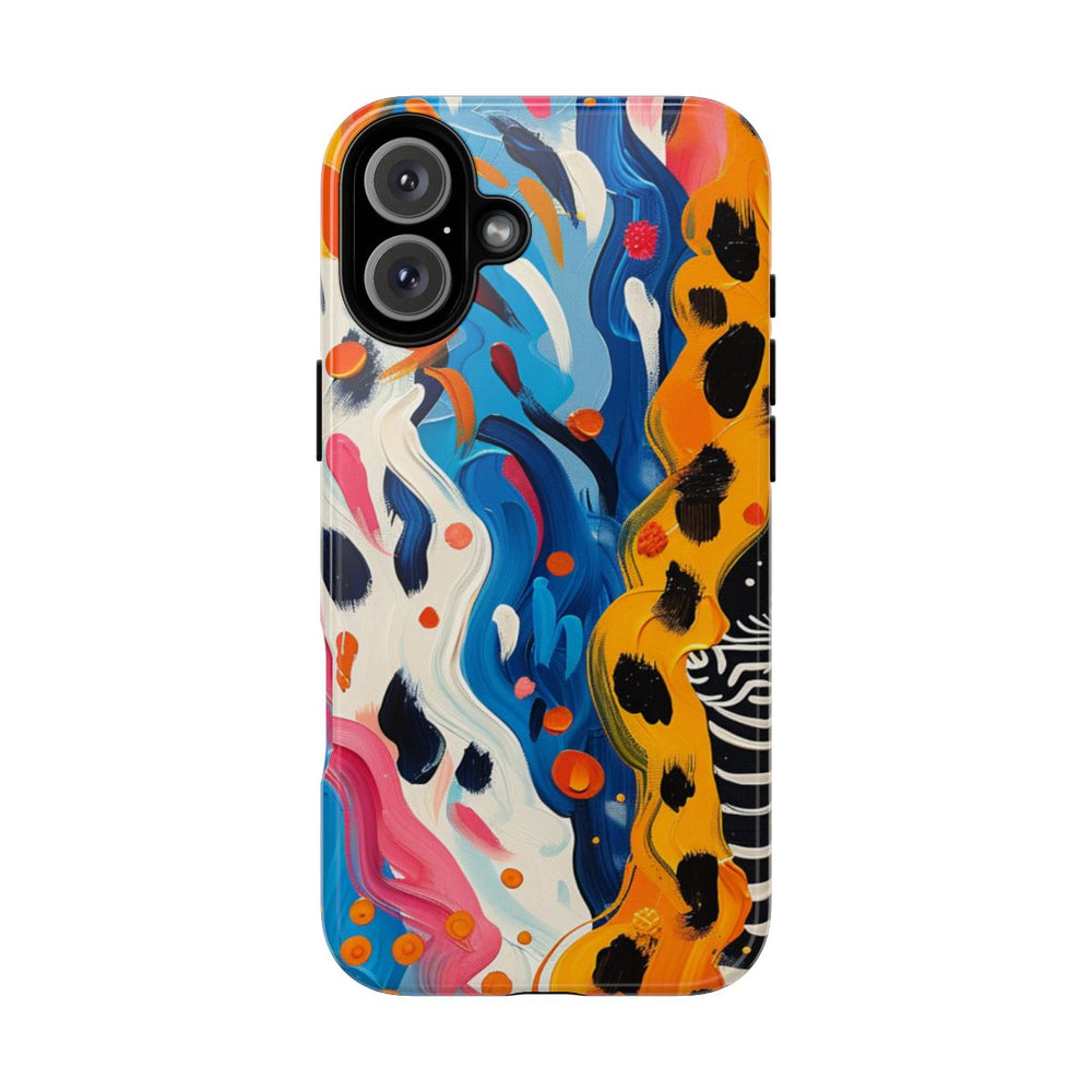 Abstract Kleurrijk Zebra Patroon