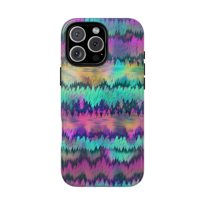 Kleurrijk Glitch Patroon Abstract Design
