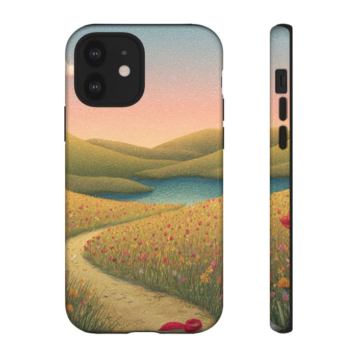 Sprookjesachtig Bloemenpad bij Meer