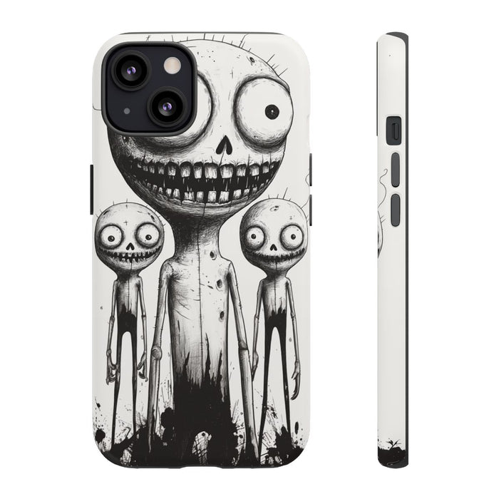 Slanke Griezelige Monsters Lijntekening