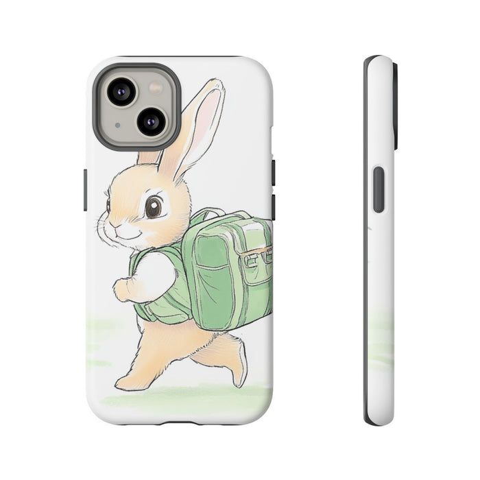 Lieve Konijntje met Groene Rugzak