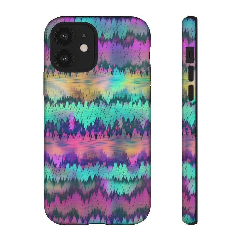 Kleurrijk Glitch Patroon Abstract Design