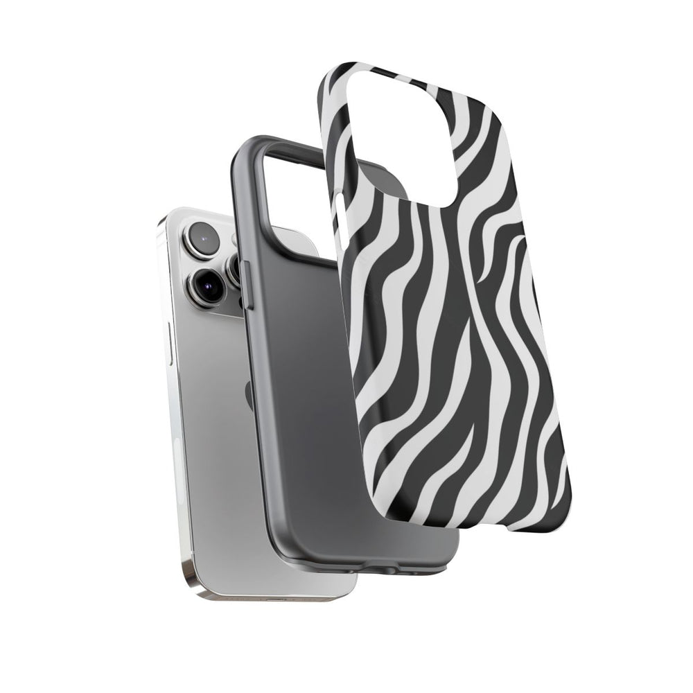 Zwart-Wit Zebra Strepenpatroon