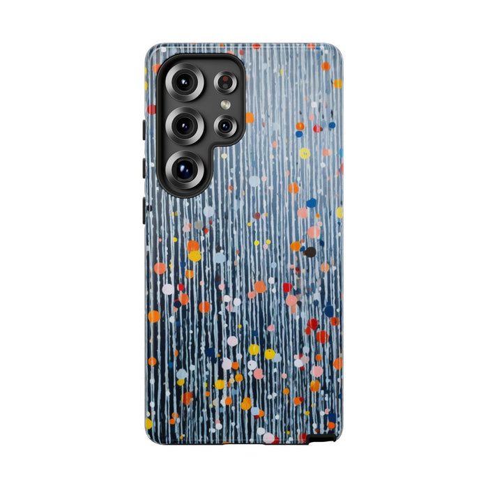 Kleurrijk Abstract Patroon met Dots en Lijnen