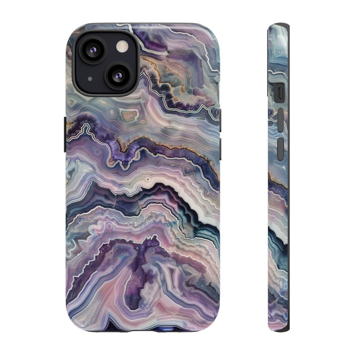 Paars-Blauw Geodepatroon