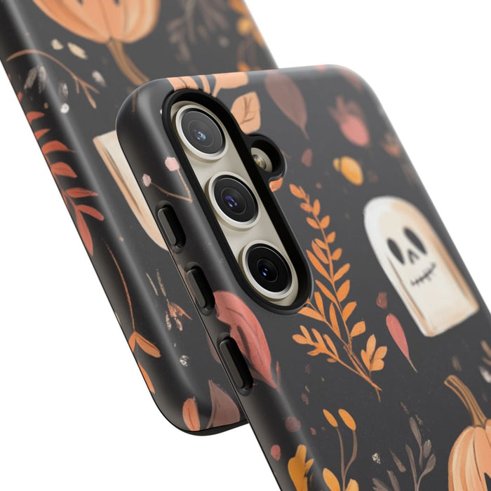 Halloween Pompoen- en Spookmotief