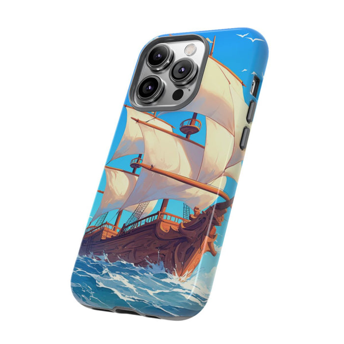 Zeilschip op Blauwe Oceaan