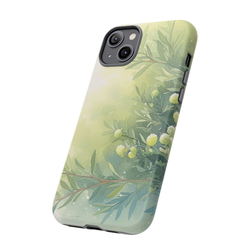 Groene Botanische Waterverf Illustratie