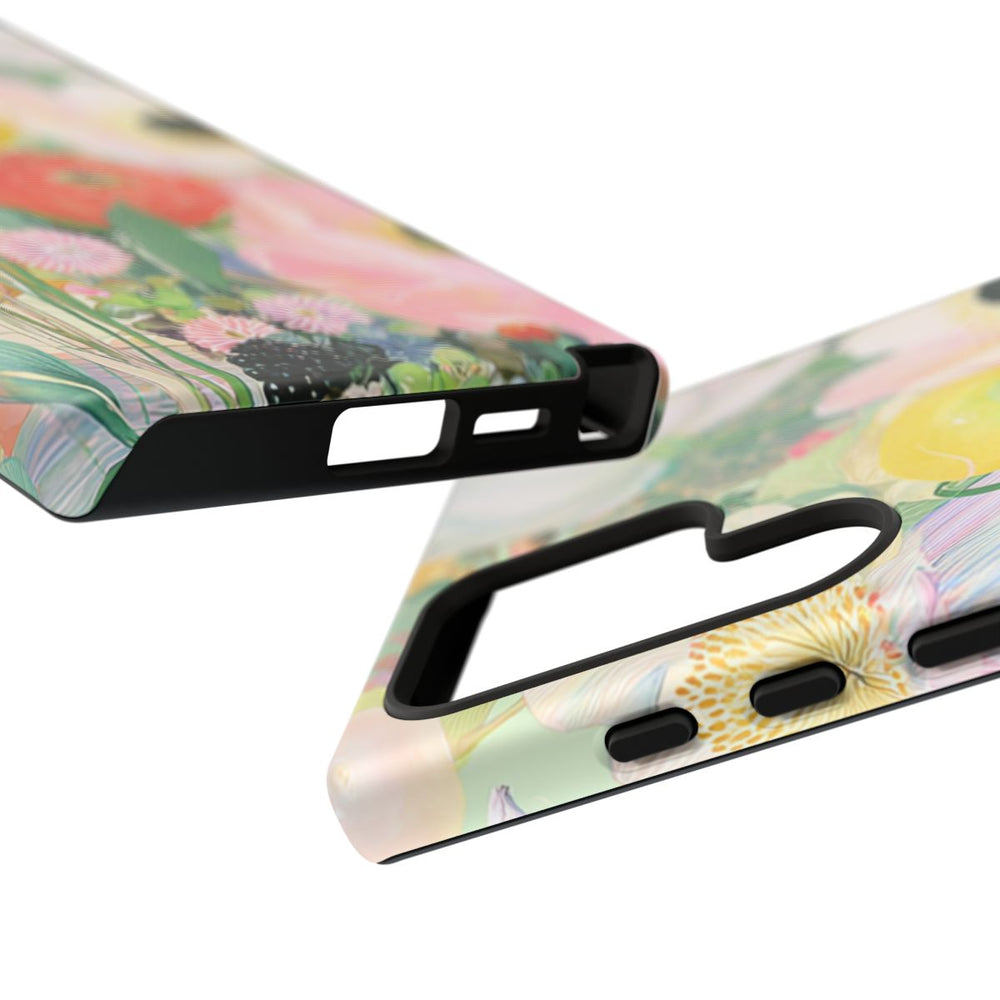 Lichte Pastelbloemen met Vogels
