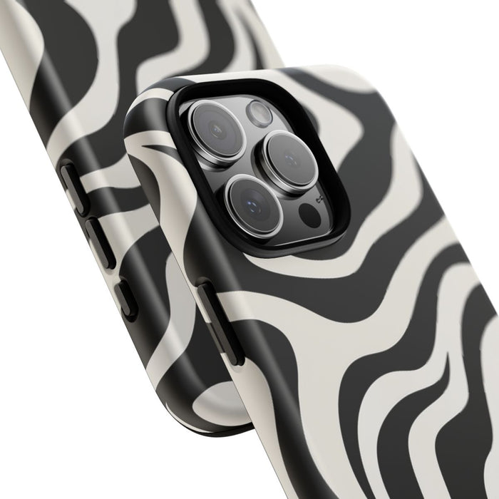 Zwart-Wit Abstract Zebra-Patroon