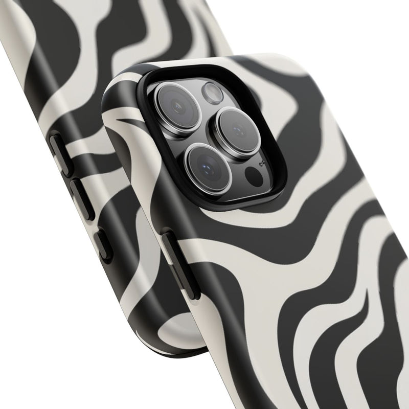 Zwart-Wit Abstract Zebra-Patroon