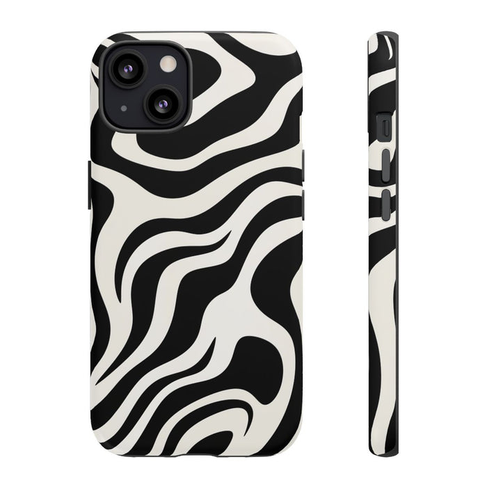 Zwart-Wit Abstract Zebra-Patroon