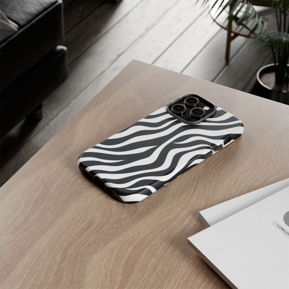 Zwart-Wit Zebra Strepenpatroon