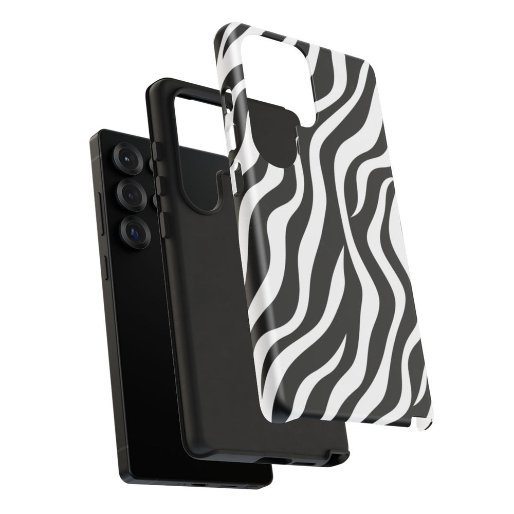 Zwart-Wit Zebra Strepenpatroon