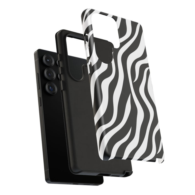 Zwart-Wit Zebra Strepenpatroon