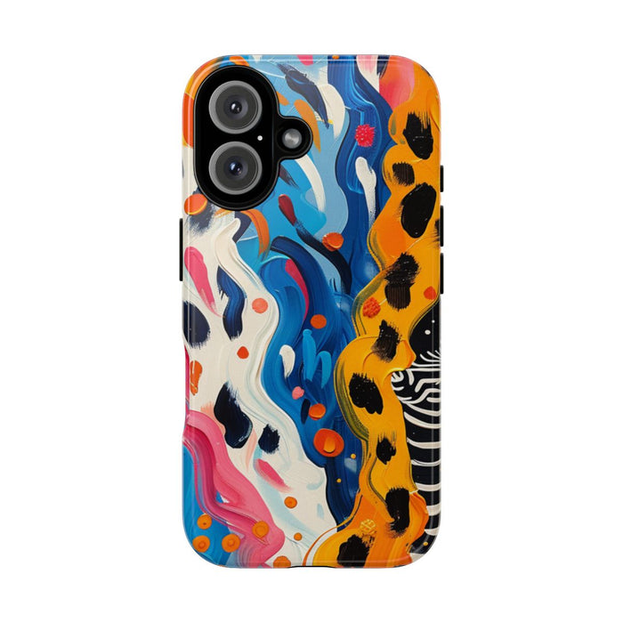 Abstract Kleurrijk Zebra Patroon