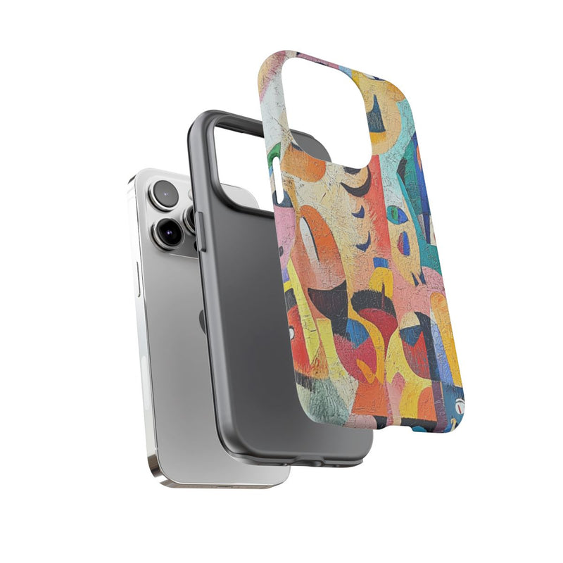 Abstracte Kleurrijke Gezichten en Vormen