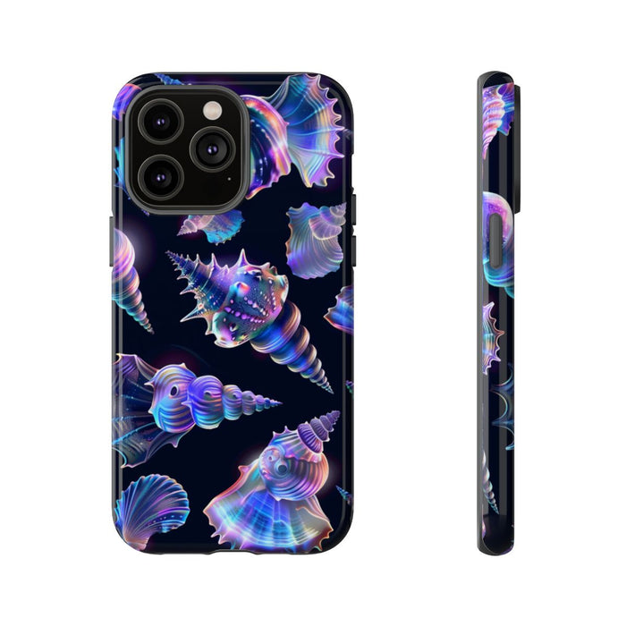 Neon Pastel Schelpenpatroon