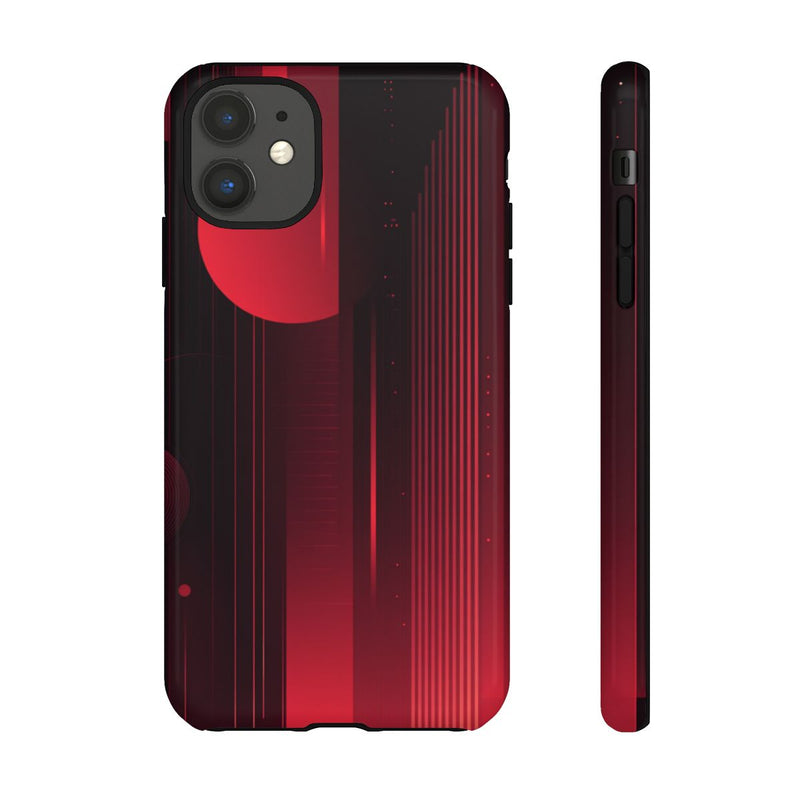 Abstract Rood Geometrisch Ontwerp