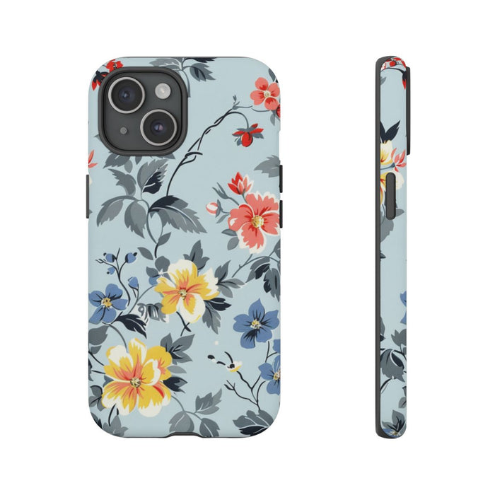 Vintage Bloemenpatroon in Pasteltinten