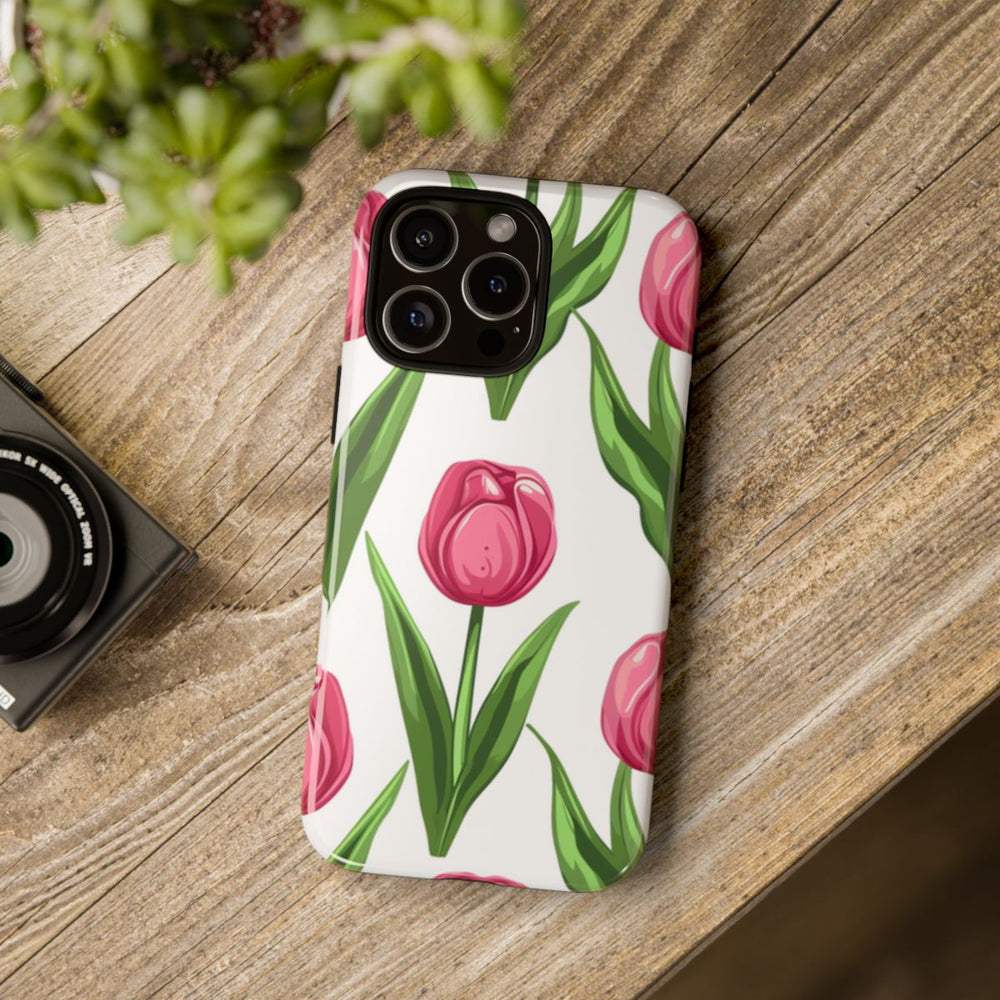 Roze Tulp Bloemenpatroon