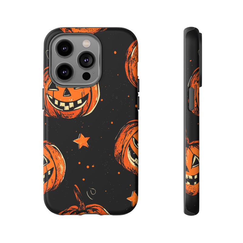 Grunge Halloween Pompoenenpatroon