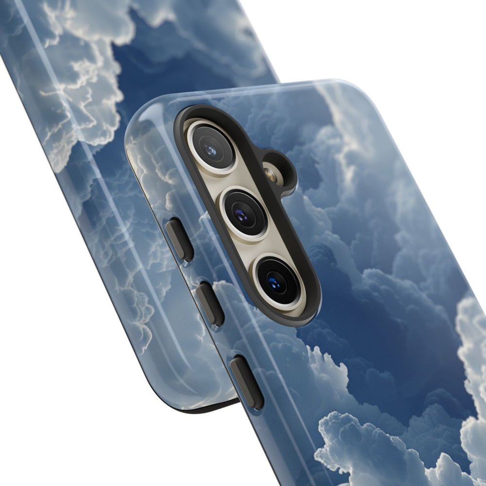 3D Blauw Wolkenpatroon