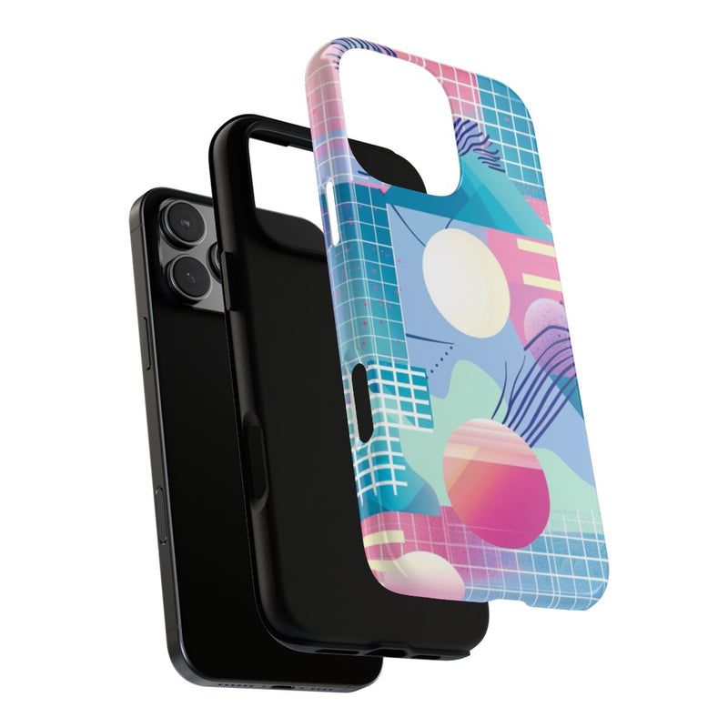 Abstract Geometrisch Patroon in Pasteltinten
