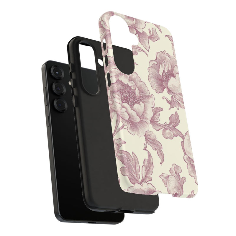 Elegante Victoriaanse Bloemenprint