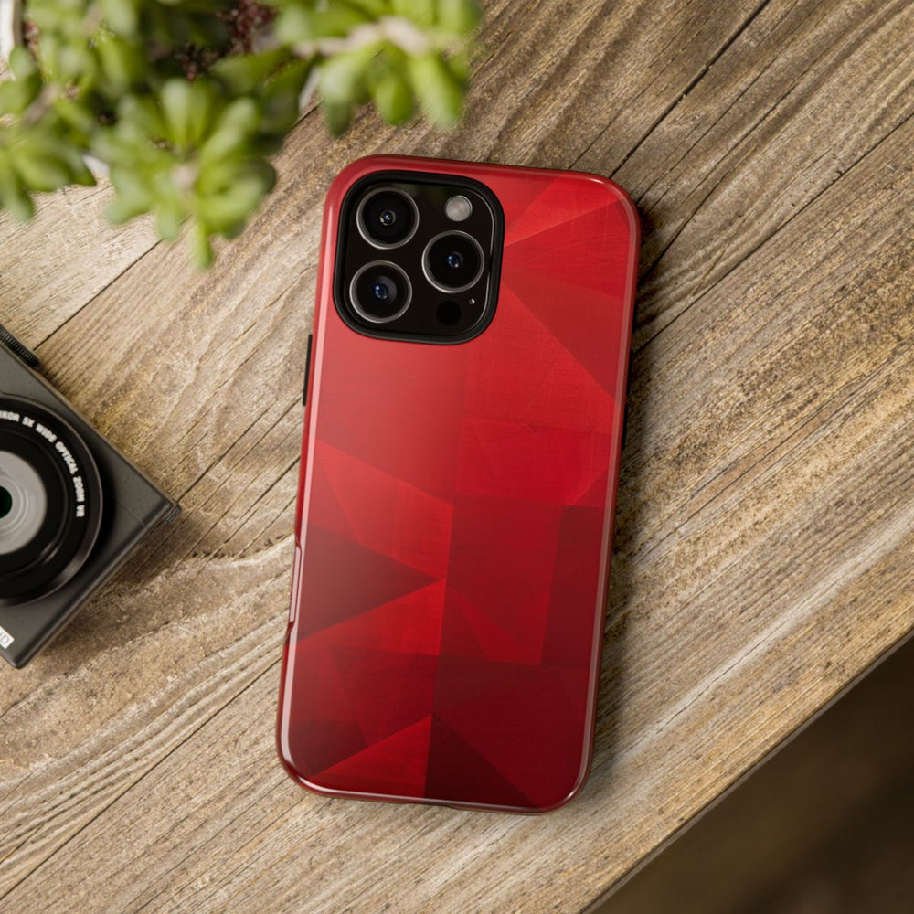 Rood Geometrisch Abstract Ontwerp